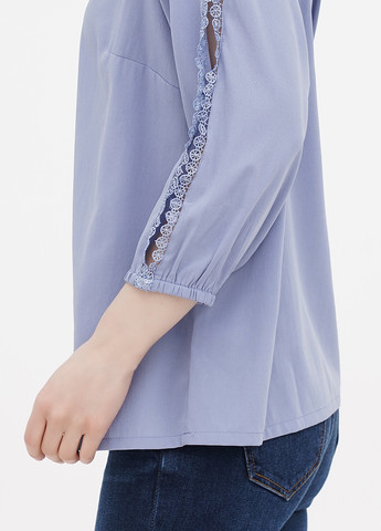 Світло-блакитна блузка Minus