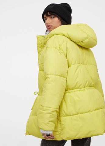 Жовта зимня куртка H&M