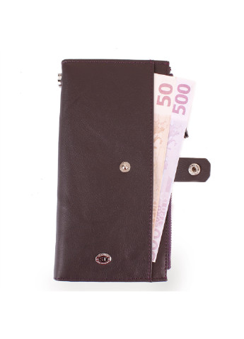 Жіночий шкіряний гаманець 19х9,5х1,8 см ST Leather Accessories (252129857)