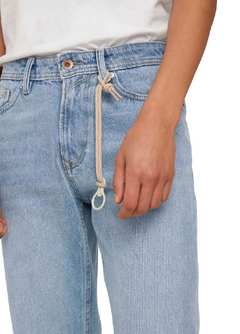 Голубые демисезонные баллоны, укороченные, зауженные джинсы Tom Tailor
