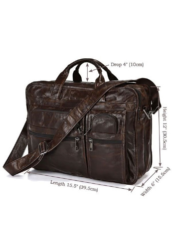 Мужская кожаная сумка 39,5х30,5х15,5 см Vintage (229459363)