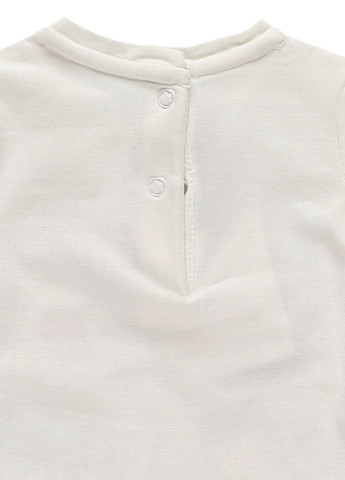 Молочный демисезонный кэжуал лонгслив Chicco с рисунком