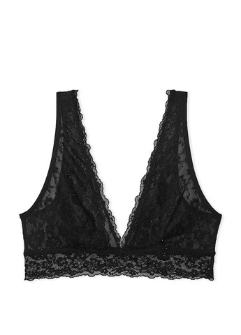 Чорний демісезонний комплект (бюстгальтер, трусики) Victoria's Secret