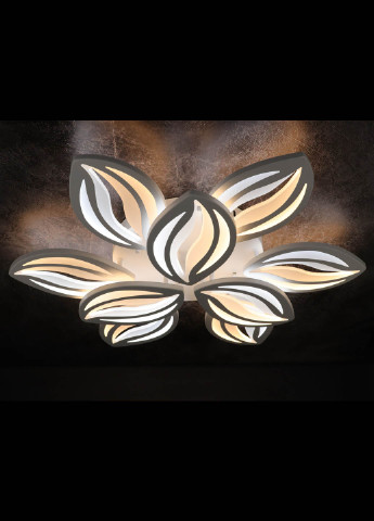 Люстра стельова LED з пультом A2325 / 6 + 3-wh Білий 10х70х70 см. Handmade (234540033)
