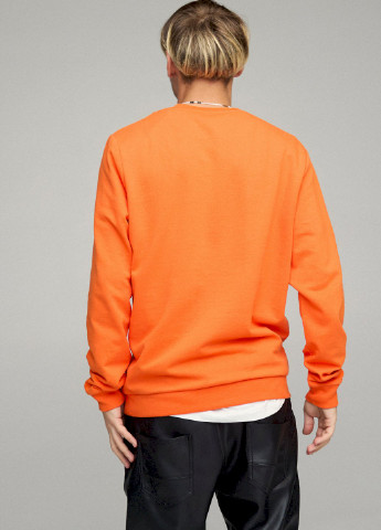 Оранжевый свитшот мужской basic /no flis/ YAPPI (252259353)