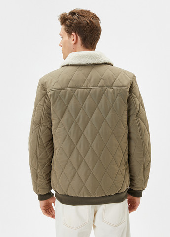 Оливкова (хакі) демісезонна куртка KOTON