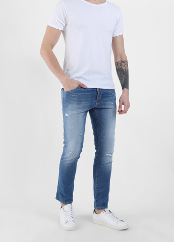 Сині джинси з потертостями Dsquared2 (251240653)