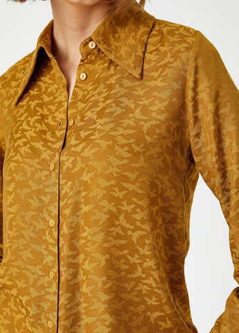 Оливкова демісезонна блузка KOTON