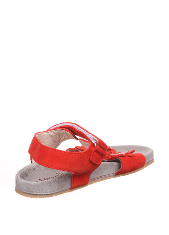 Оранжево-красные кэжуал сандалии Andrea Morelli на липучке