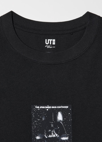 Чорна футболка Uniqlo