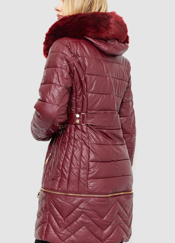 Бордовая демисезонная куртка куртка-пальто Ager