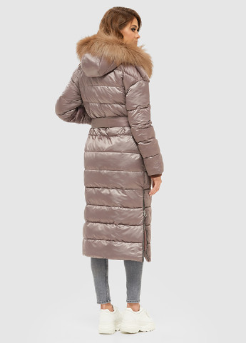 Темно-розовая зимняя куртка MN