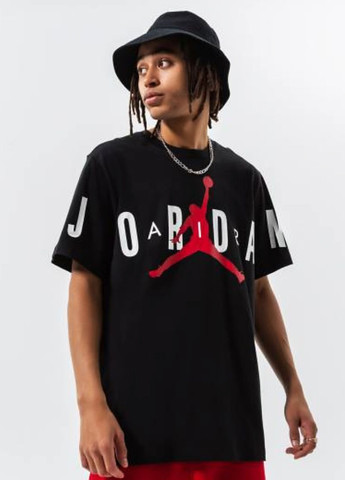 Чорна футболка dv1445-010_2024 Jordan M J JD AIR STRETCH SS CREW
