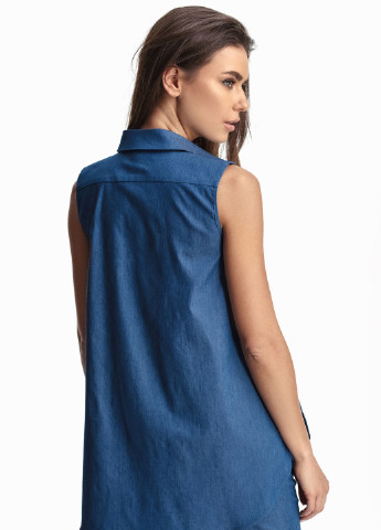 Синяя летняя блуза Natali Bolgar