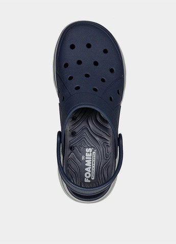 Темно-синие сабо Skechers