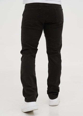 Серо-коричневые демисезонные прямые джинсы Trend Collection