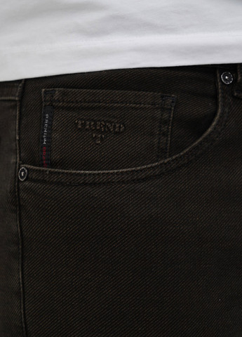 Серо-коричневые демисезонные прямые джинсы Trend Collection