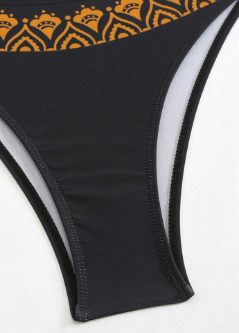 Комбінований літній купальник (ліф, трусики, парео) бікіні, роздільний SHEIN