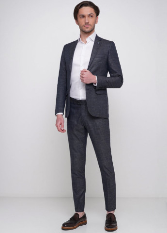 Сірий демісезонний костюм (піджак, брюки) брючний Trend Collection