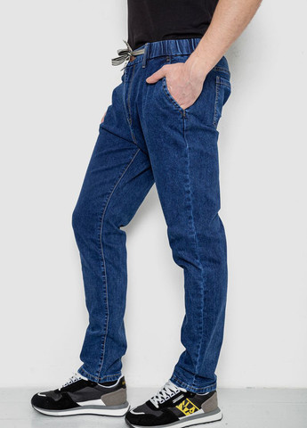 Синие демисезонные зауженные джинсы Ager