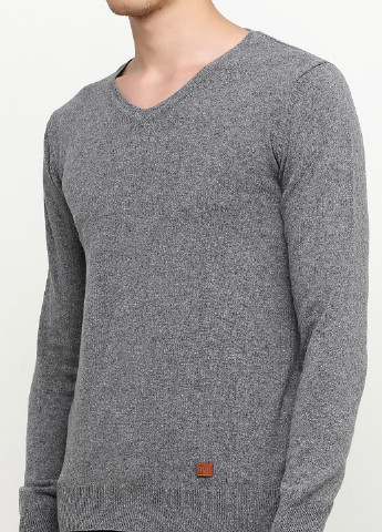 Серый демисезонный пуловер пуловер Яavin