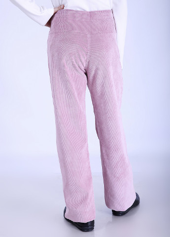 Розовые кэжуал демисезонные брюки Lisenok