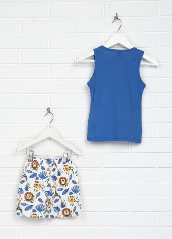 Синяя всесезон пижама (майка, шорты) Vitmo baby