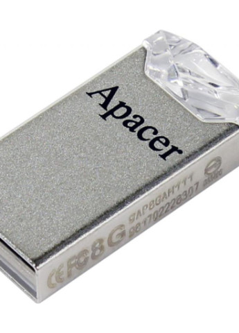 USB флеш накопичувач (AP64GAH111CR-1) Apacer 64gb ah111 crystal usb 2.0 (232292072)