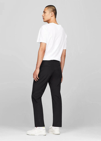 Черные кэжуал демисезонные прямые брюки Tommy Jeans