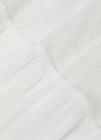 Белое кэжуал платье H&M однотонное