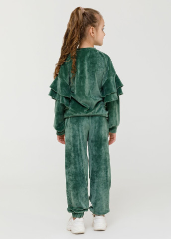 Зеленый демисезонный детские спортивные костюмы ISSA PLUS
