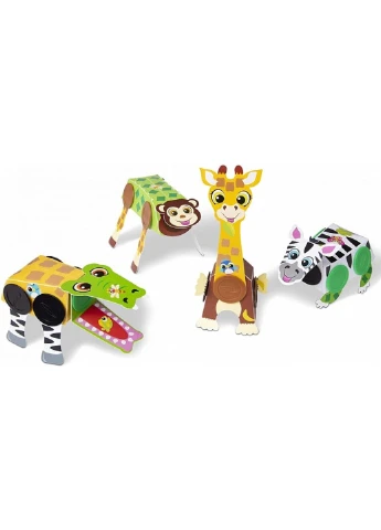 Набір для творчості Веселі тварини Сафарі (MD30190) Melissa&Doug (254068480)