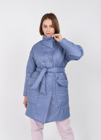 Розовая зимняя женская двухсторонняя куртка Feel and Fly Bethany Short Pudra / Blue
