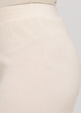 Светло-бежевая кэжуал однотонная юбка Vila