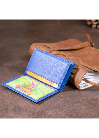 Жіночий шкіряний гаманець-візитниця 10х6,5х1 см st leather (252131754)