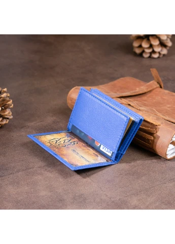 Жіночий шкіряний гаманець-візитниця 10х6,5х1 см st leather (252131754)