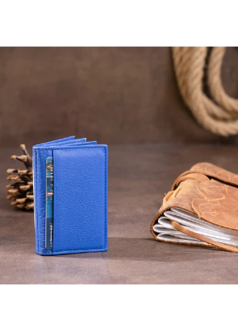 Жіночий шкіряний гаманець-візитниця 10х6,5х1 см st leather (252131754)