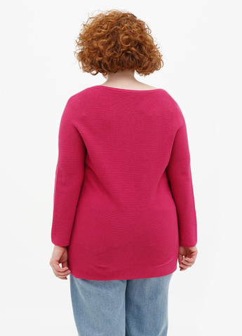 Малиновый демисезонный пуловер пуловер Comma
