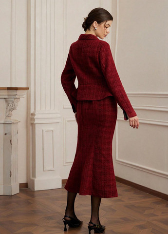 Костюм (жакет, спідниця) SHEIN (344466257)