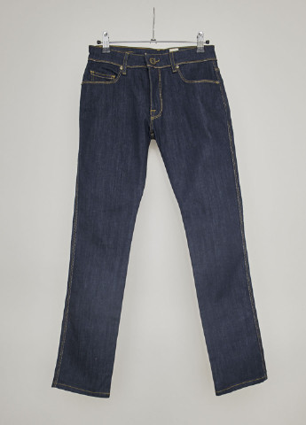 Темно-синие демисезонные со средней талией джинсы Volcom