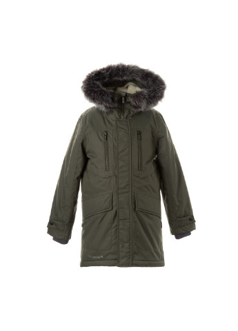 Зеленое зимнее Пальто зимнее DAVID Huppa