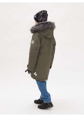 Зеленое зимнее Пальто зимнее DAVID Huppa