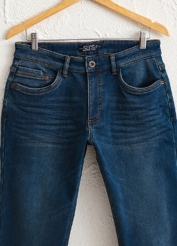 Синие демисезонные зауженные джинсы LC Waikiki