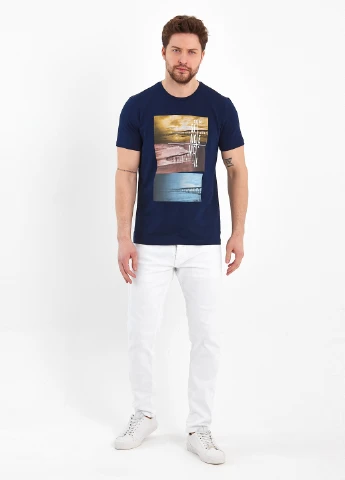 Темно-синяя футболка Trend Collection