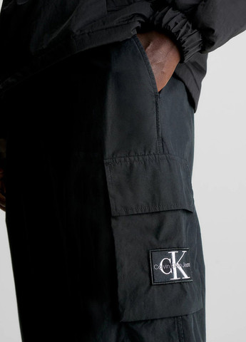 Черные кэжуал демисезонные карго брюки Calvin Klein Jeans