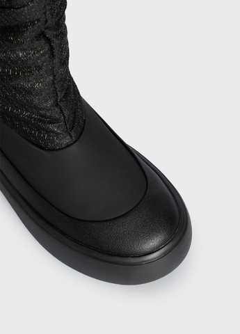 Черные дутики Calvin Klein с логотипом