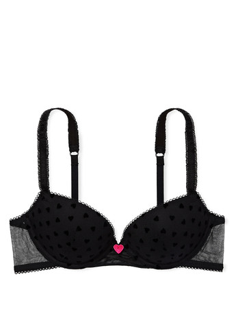 Чорний демісезонний комплект (бюстгальтер, трусики) Victoria's Secret