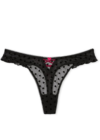 Чорний демісезонний комплект (бюстгальтер, трусики) Victoria's Secret