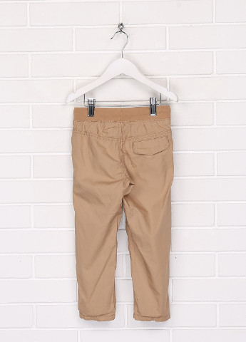 Светло-бежевые кэжуал демисезонные брюки карго H&M