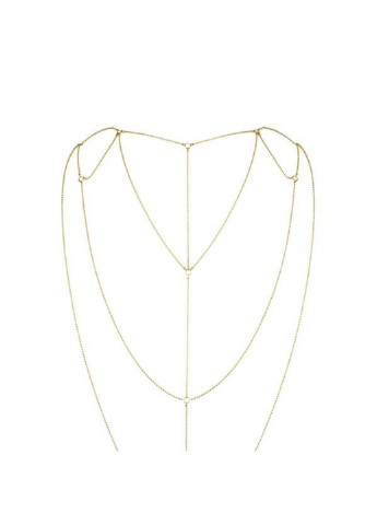 Цепочка для спины Magnifique Back and Cleavage Chain - Gold, украшение для тела Bijoux Indiscrets (255247648)